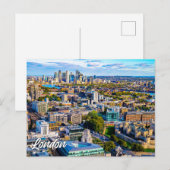 Groeten uit Londen, Engeland Briefkaart (Voorkant / Achterkant)
