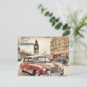 Groeten uit Londen Feestdagenkaart (Staand voorkant)