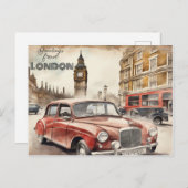 Groeten uit Londen Feestdagenkaart (Voorkant / Achterkant)