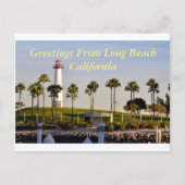 Groeten uit Long Beach California Briefkaart (Voorkant)
