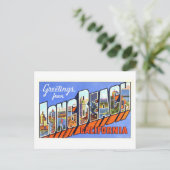  Groeten uit Long Beach, Californië, Briefkaart (Staand voorkant)