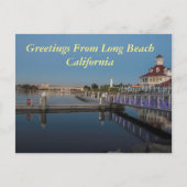 Groeten uit Long Beach Californië Briefkaart (Voorkant)