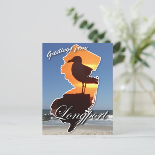 Groeten uit Longport Briefkaart (Staand voorkant)