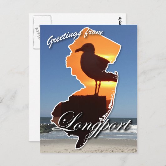 Groeten uit Longport Briefkaart (Voorkant / Achterkant)