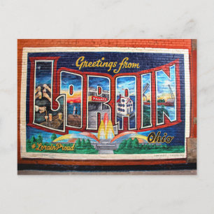 Groeten uit Lorain, Ohio Briefkaart