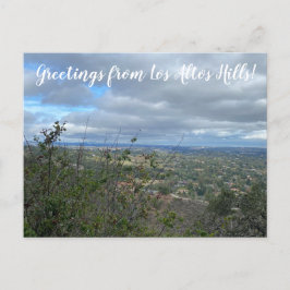 Groeten uit Los Altos Hills. Briefkaart
