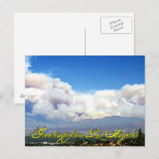Groeten uit Los Angeles Briefkaart (Voorkant / Achterkant)