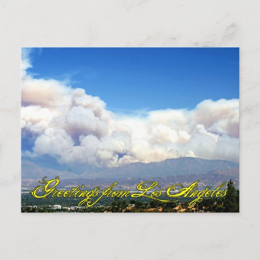 Groeten uit Los Angeles Briefkaart (Voorkant)