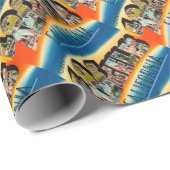 Groeten uit Los Angeles Cadeaupapier (Rol Hoek)