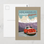 Groeten uit Los Angeles California Briefkaart (Voorkant / Achterkant)