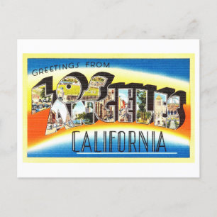 groeten uit Los Angeles, Californië Briefkaart