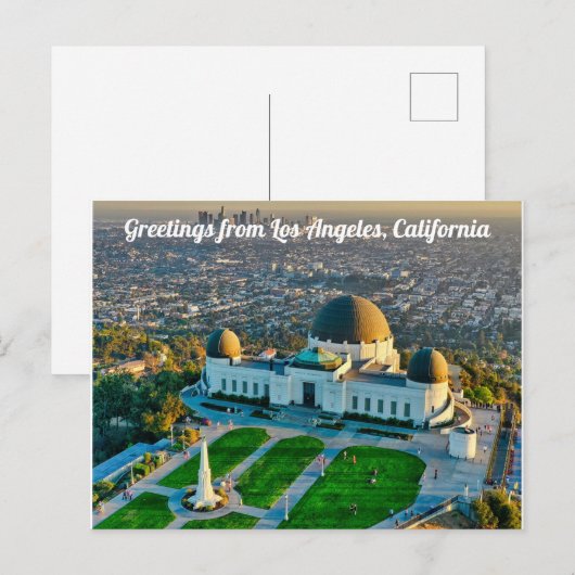 Groeten uit Los Angeles, Californië Briefkaart (Voorkant / Achterkant)