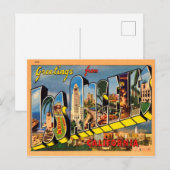 Groeten uit Los Angeles, Californië Briefkaart (Voorkant / Achterkant)