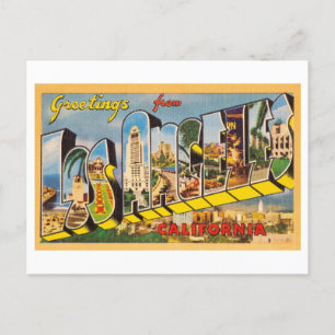  groeten uit Los Angeles, Californië Briefkaart