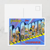 Groeten uit Los Angeles, Californië Travel Briefkaart (Voorkant / Achterkant)