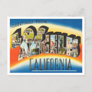 Groeten uit Los Angeles, Californië Travel Briefkaart