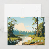 Groeten, uit Louisiana | Bayou-Briefkaart Briefkaart (Voorkant / Achterkant)