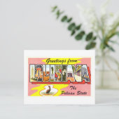 groeten uit Louisiana Briefkaart (Staand voorkant)