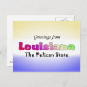 Groeten uit Louisiana Briefkaart (Voorkant / Achterkant)