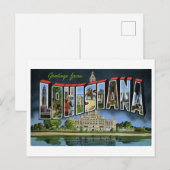 groeten uit Louisiana Briefkaart (Voorkant / Achterkant)
