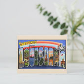 Groeten uit Louisiana Grote Brief Briefkaart (Staand voorkant)