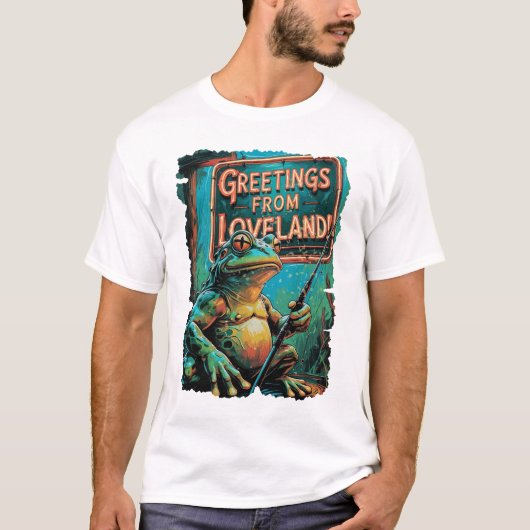 Groeten uit Loveland! T-shirt (Voorkant)