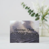 Groeten uit LOVELY Pittsburgh Briefkaart (Staand voorkant)