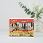 Groeten uit Mac Dill Field, Tampa, Florida Briefkaart (Staand voorkant)