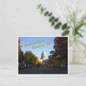 Groeten uit Madison, WI Briefkaart (Staand voorkant)