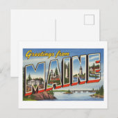  "Groeten uit Maine" Briefkaart (Voorkant / Achterkant)