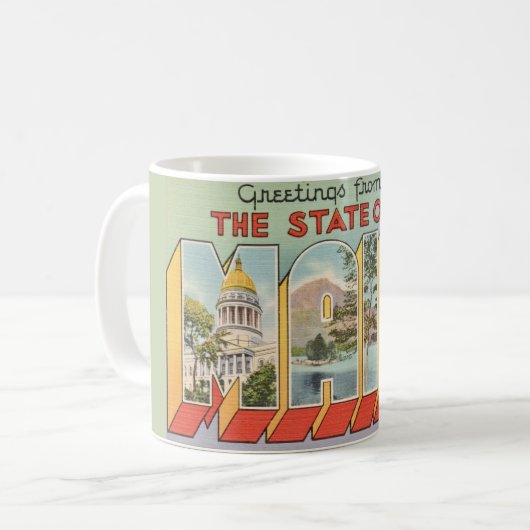Groeten uit Maine Koffiemok (Voorkant links)