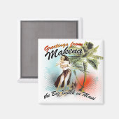 Groeten uit Makena Magneet (Voorkant / Achterkant)