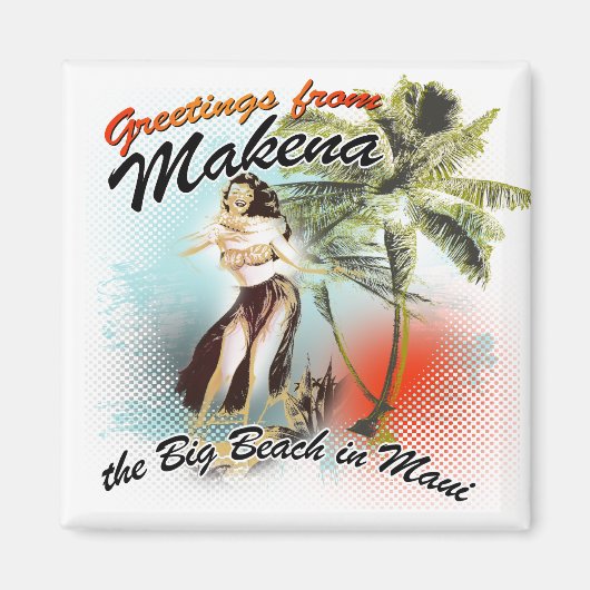 Groeten uit Makena Magneet (Voorkant)