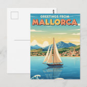 Groeten uit Mallorca Spanje Reizen Briefkaart (Voorkant / Achterkant)