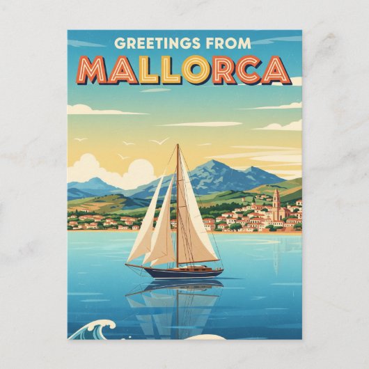 Groeten uit Mallorca Spanje Reizen Briefkaart (Voorkant)