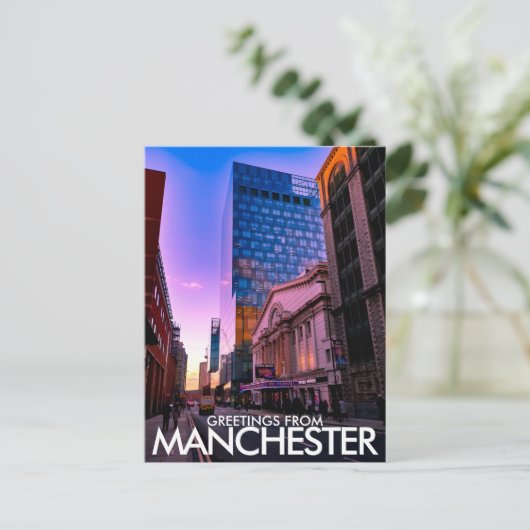 Groeten uit Manchester Briefkaart (Staand voorkant)