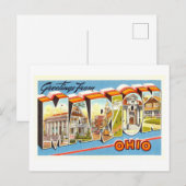 groeten uit Marion, Ohio Briefkaart (Voorkant / Achterkant)