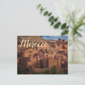 Groeten uit Marokko ansichtkaart   Briefkaart (Staand voorkant)