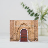 Groeten uit Marrakech Marokko Briefkaart (Staand voorkant)