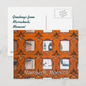 Groeten uit Marrakech Marokko Briefkaart (Voorkant / Achterkant)