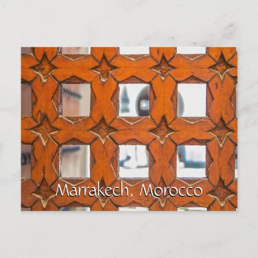 Groeten uit Marrakech Marokko Briefkaart (Voorkant)
