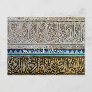 Groeten uit Marrakech Marokko Briefkaart