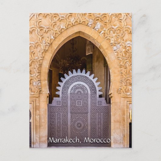 Groeten uit Marrakech Marokko Briefkaart (Voorkant)