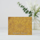Groeten uit Marrakech Marokko Briefkaart (Staand voorkant)