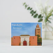 Groeten uit Marrakech Marokko Briefkaart (Staand voorkant)