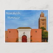 Groeten uit Marrakech Marokko Briefkaart (Voorkant)