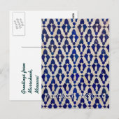 Groeten uit Marrakech Marokko Briefkaart (Voorkant / Achterkant)