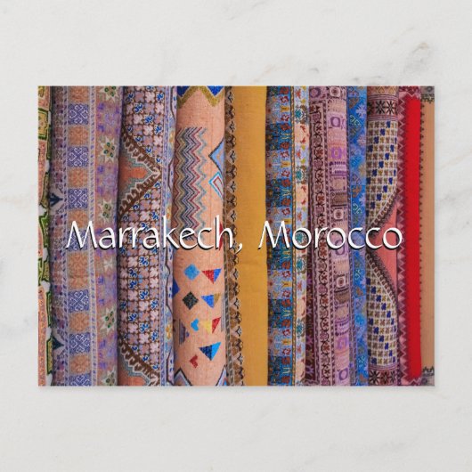 Groeten uit Marrakech Marokko Briefkaart (Voorkant)