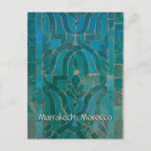 Groeten uit Marrakech Marokko Briefkaart (Voorkant)