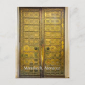 Groeten uit Marrakech Marokko Briefkaart (Voorkant)